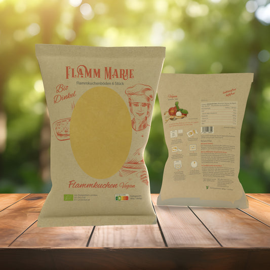Flamm Marie´s vegane Bio Flammkuchen aus Dinkel